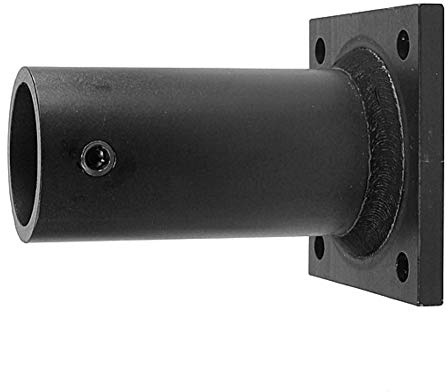 The Light Source Wall Mount for 1.5 Nominal (1.9 O.D.) Pipe, Black Anodized