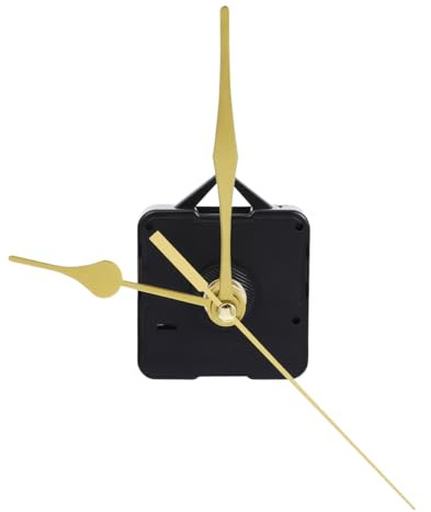 DOITOOL Uhrwerk Gold ： Uhrwerke Zum Selbsteinbau Mit Zeiger, Uhrwerk Für Wanduhr Gold Zeiger Funkuhr Mechanismus Teile Motor Ersatz Reparatur Teile, 70x55x16 mm