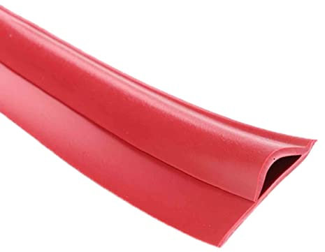 Übergangsprofil Teppich- Und Bodenübergangsleiste, PVC-Teppichkantenübergangsleiste Verkleidung Für Wanderer Eingang Balkon Teppich, 3ft / 16ft 32ft 49ft 65ft 82ft 98ft Lange Graugraue Rote Dichtung B