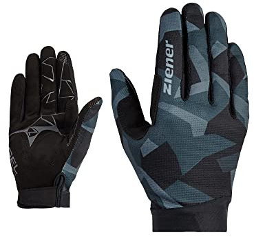 Ziener Herren CNUT Fahrrad/Mountainbike/Radsport-Handschuhe | Langfinger mit Touchfunktion - atmungsaktiv,dämpfend, Black, 8