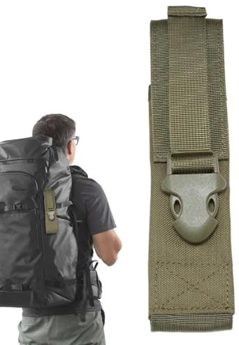 Ruwshuuk Taschenlampenhalter für Gürtel, Outdoor-Taschenlampentasche, Outdoor-Taschenlampen-Gürtelhalter, Taschenlampen-Aufbewahrungswerkzeug für Bergsteigen, Camping, Wandern, Outdoor-Abenteuer