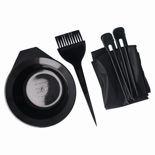 PARSA Beauty Haarfärbeset in Puch, 5tlg – Komplett-Set für professionelle Haarfärbung, inkl. Umhang, Farbschale, Pinsel & Clips, ideal für Zuhause & Salon | Komplett-Set für professionelle Haarfärbung, inkl. Umhang, Farbschale, Pinsel & Clips, Zuhause & Salon, Schutz für Kleidung