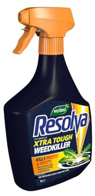 Resolva Pro Xtra Tough Weed Killer Ready to Use - Fast-Acting Herbicide for Weeds, Brambles, and Tough Vegetation - Effective on Roots, with Visible Results in Hours (1L)