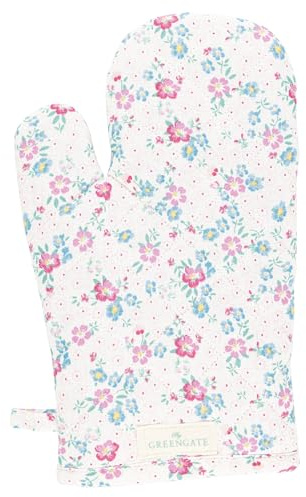 Backhandschuh Ofenhandschuh Grillhandschuh Kochhandschuh Allyna White Baumwolle L28 cm (1 Stück)