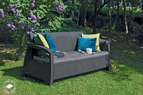 Keter - Gartensofa 3-Sitzer – Korfu