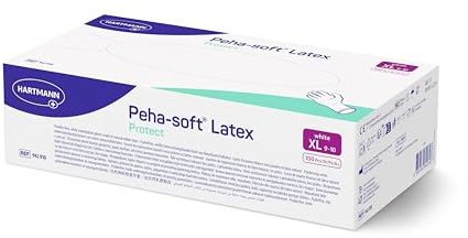 Peha-soft latex protect Einmalhandschuhe, puderfrei, Gr. XL, 100 St.