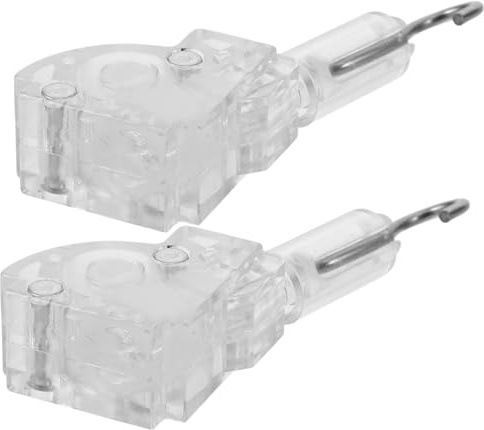 HOMOCONO 2 Stück Jalousie Ersatzteile Austausch Des Jalousie-Kippmechanismus Ersatzstabkipper Für Horizontale Jalousien Wandkipper Zubehör Für Zauberstab-Kippvorrichtung 6.00 X 2.20 X 1.20 Cm