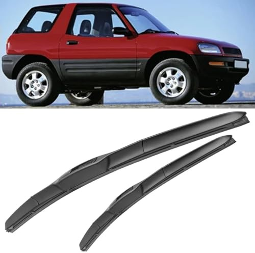 2 Pièces Balais D'essuie-Glace Pour Toyota RAV4 1996-2000 20+18, Essuie Glaces Nettoyer les vitres durable Auto Pare-brise Accessoires