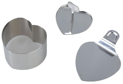 Set di 6 stampi da dessert in acciaio inox per mousse e cheesecake anelli per torte con sollevatore accessori da forno per la casa strumento di cucina