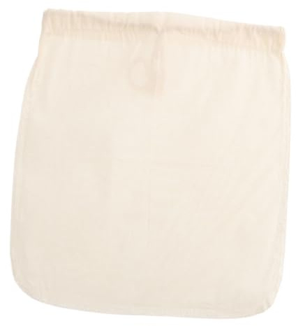 OFFSCH Bolsa de Algodón para Filtrar Leche de Nuez Malla Fina Reutilizable para Jugos Café y Yogur Filtro de Algodón Duradero para Colar Líquidos