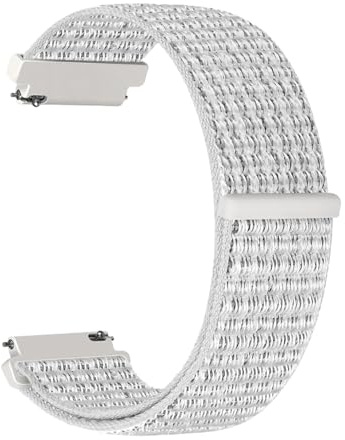 Aurrain 18mm Nylon Sports klockarmband Kompatibel Garmin Vivoactive 4S/3S/Venu 3s/2s/Watch GT5/Watch GT4/Forerunner 255s/ActiveS,Unisex klockarmband i mjukt nylon med kardborreband.