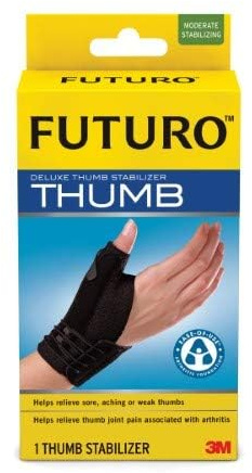 Futuro Deluxe Thumb Stabilizer S-M Moderate, 45483EN - 1 each, Pack of 2