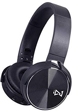 Trevi DJ 12E50 BT, Cuffie Wireless Stereo con Microfono Incorporato e Pulsante di Risposta alla Chiamata, Con Archetto Pieghevole, Compatibili con Smartphone e PC, USB, AUX-IN