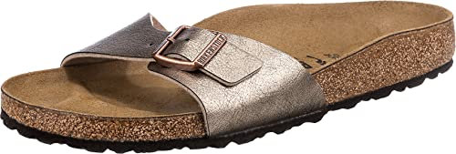 Birkenstock 1020632 Madrid graceful taupe, Birko Flor PIANELLE Donna, Taupe EU 38