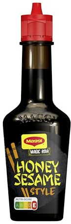 MAGGI Magic Asia Würze Honey Sesame Style, das leckere Würzmittel mit Honig- und Sesamgeschmack zum schnellen Würzen und Verfeinern von Gerichten, vegan, 1er Pack (1 x 127g)