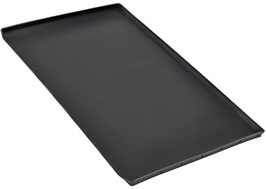 NETONDA Unterlage für Kaffeevollautomat Silikonmatte für Küchenmaschinen Zubehör Anti-Rutsch Wasserdicht Silikonunterlage für Kaffeemühle Siebträger, 48 x 30 cm, Schwarz