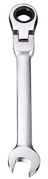 Llave carraca 8-25mm de una Pieza Flexible Reversible Cabeza de combinación de trinquete Llave de bujía Llaves Llaves de Coches Herramientas de reparación de automóviles (Size : 8mm)