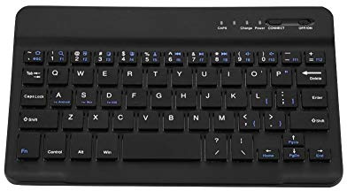 VVHUDA Portable Mini Ultra-Slim Wireless Bluetooth Keyboard Multi-function Gaming Office Keypad for Smartphone Desktop Computer Laptop Tablet Notebook small gift