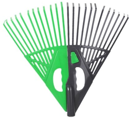 MagiDeal Râteau à arbustes, râteau de jardin, outils de jardinage, râteau à feuilles pour parterres de fleurs, pelouses, arbustes de jardinage