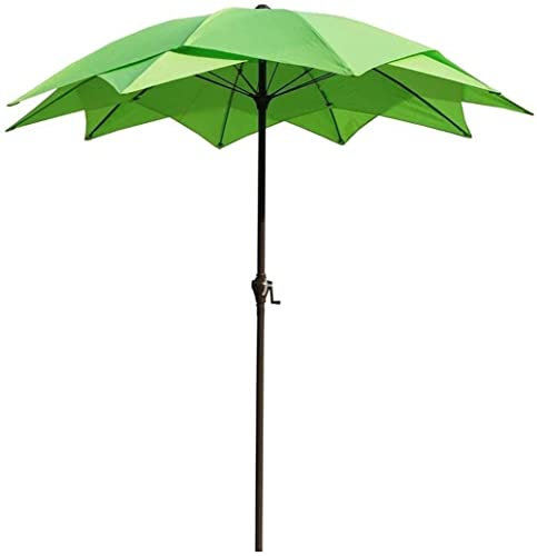 Sonnenschirme für den Außenbereich, Gartenschirm, Balkon-Sonnenschirm, 2,5 m, neigbar/Handkurbel, für Patio/Terrasse/Angeln/Platz/Couchtisch/Strand/Pool