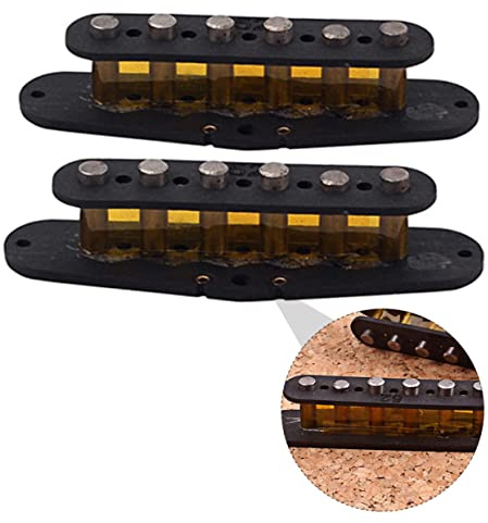 Pickup Slug Bobbin 52 Gb801k für E-gitarre, 2 Stück | Metall, Schwarz, Fein Verarbeitet und Leicht, für Selbstgemacht Einsatz bei Gitarristen und Luthiers