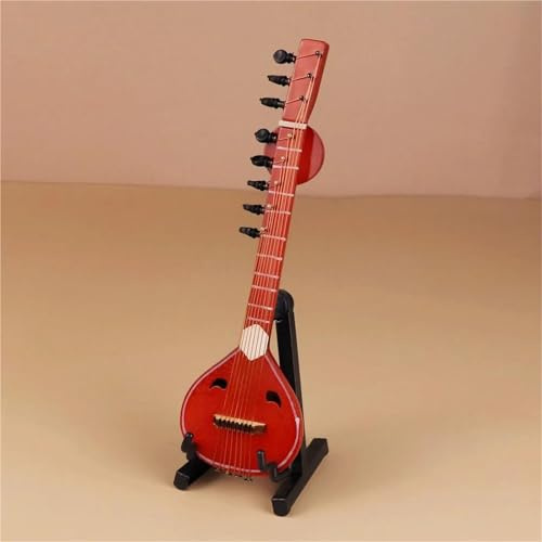 Accessoires De Décoration Intérieure Mini Mandoline Miniature 12/14/cm Instrument De Musique Collection De Modèles Ornements Décoratifs(14cm)