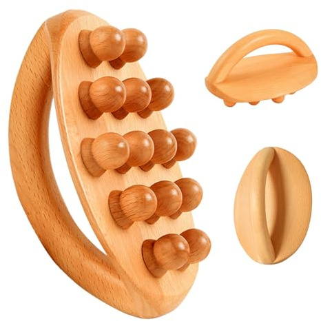 Massagebürste aus Holz - Körperbürste für Massage aus Holz, Manuelles | Triggerpunkt-Massagegerät | Manuelles Körperformwerkzeug mit Triggerpunkt-Massagegerät