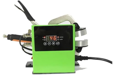 POOIQX Máquina de prensado en Caliente de colofonia, alicates de Mano, 300W, 2,8 Pulgadas, Placas de Prensa calentadas duales, extracción sin disolventes for Aceite y Cera,Control preciso