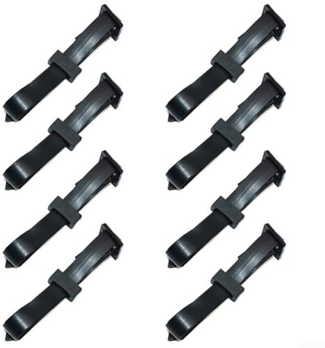 Lot de 8 sangles réglables robustes pour soutenir les arbres fruitiers, les arbustes et les besoins de jardinage d'intérieur (45 x 2,5 cm)