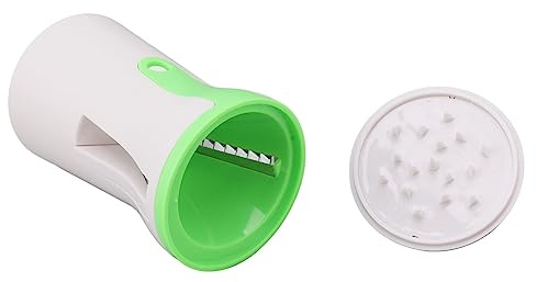 Cocoarm Cortador de Verduras en Espiral de Mano, Espiralizador de Calabacín ABS, Recipiente Desmontable, Agarre Ergonómico, Fabricante de Fideos Compacto de 7 X 14,8 Cm para Cocineros Caseros de