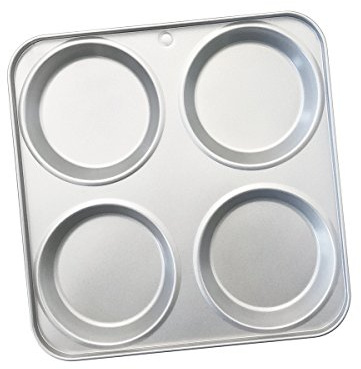 Dexam 4 Cup Large Yorkshire Pudding Tin, Grey