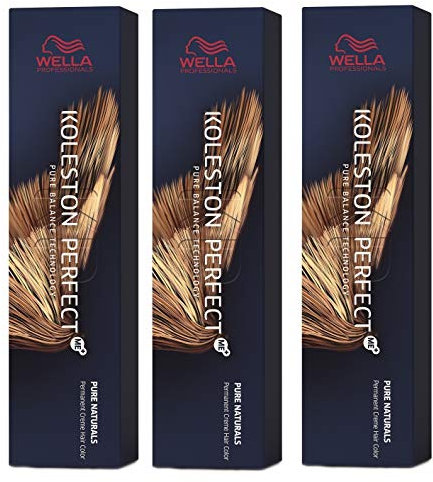3er Wella Koleston Perfect ME+ 4/00 Mittelbraun Natur Intensiv 60 ml