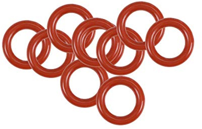 sourcing map 10 Stück O Ringe 8mmx5mmx1,5mm Dichtungsringe Rund Gummi Dichtung O Ring Seals Unterlegscheibe für Wasserhahn Spülventile Waschbecken Duschablauf Hydraulik Rohrschlauch