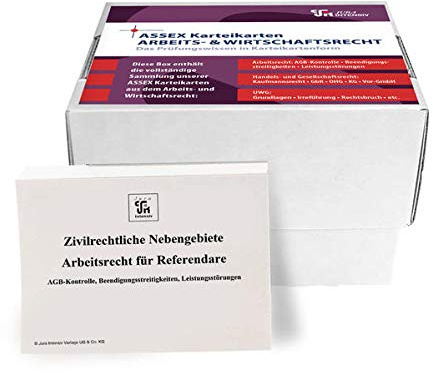 ASSEX Karteikarten Arbeits- & Wirtschaftsrecht: Im Frage- und Antwortsystem aufgebaut