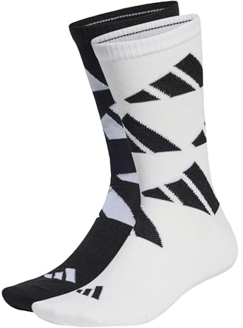 adidas Unisex Aeroready Crew Logo Brand Love Socks 2 Pairs Socken (1er Pack)