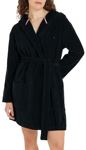 Tommy Hilfiger Peignoirs pour femmes, Bleu (Desert Sky), L
