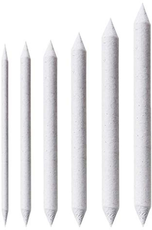 Strumento moncone miscelazione 6pcs 6 Tortillon dimensioni arte pastello schizzo disegno ufficio & cancelleria FrH490