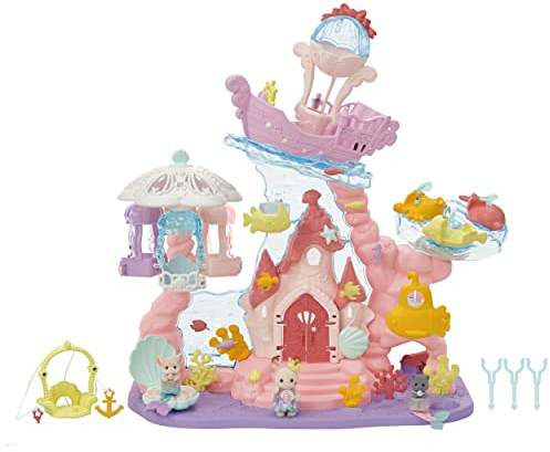 SYLVANIAN FAMILIES - 5715 - Sjöjungfruns slott - Lekredskap för dockhus