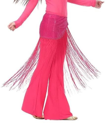 Damen Bauchtanz Pailletten Tribal Quaste Hüfttuch Bauchtanz Dreieck Hüfttuch Wickelgürtel Rock Fransen 10 Farben Festival Kleidung