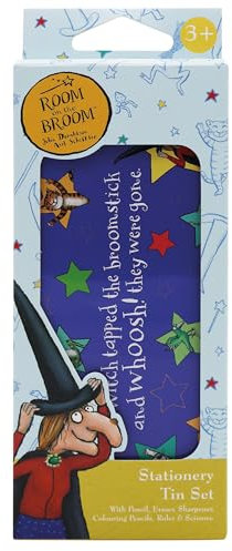 Robert Frederick Room on the Broom Children's Stationery Tin Set For Ages 3 to 8 Years