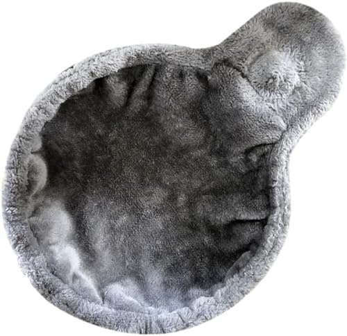 SSDH Weiche Plüsch-Katzenhängematte Geeignet Für DIY-Katzenklettergerüst Kratzbauminstallation Hängende Verdickte Katzenlöffel-Hängematte (Grau) | Katzenhängematte Geeignet Für DIY-Katzenklettergerüst Kratzbauminstallation Hängende Verdickte Katzenlöffel-Hängematte