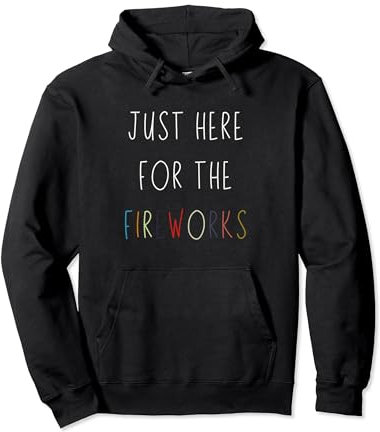 NUR HIER FÜR DAS FEUERWERK Pullover Hoodie
