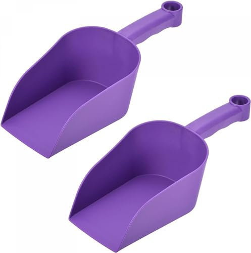 Saubere Schaufel, Gartenschaufel, Kunststoff-Garten-Handschaufel, Kunststoff-Gartenschaufel 230 x 75 mm, Handkellen for Graben von Pflanzen, Boden, Hausgarten-Werkzeug, Weiß, 2 Stück (Farbe: Grün, Grö