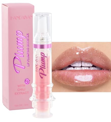 Shengxi Lip Plumping Oil, Clear Sofortig Plumper Hydrating lèvre Oil, Longue Durée Glossy Baume à lèvres, Femmes et Filles (2#)