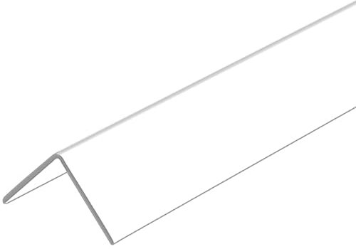 PVC Winkelprofil Kantenschutz Wand-Eckenschutz, Kantenschutz, transparenter Acryl-Eckenschutz, wasserdicht, transparenter Eckenschutz für Wände, L-förmige Kantenleiste für Garagenkanten, 80/100/120/1