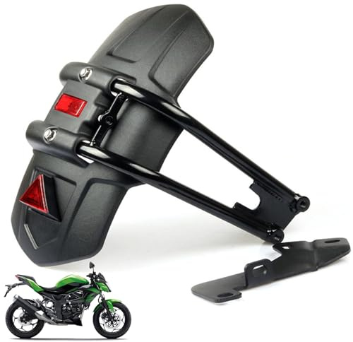 Compatibile con Kawasaki Z250 Z650 Z750 Z800 Versys 650 Parafango posteriore per moto Parafango posteriore Copertura protettiva nera paraspruzzi paraspruzzi posteriore protezione parafango posteriore