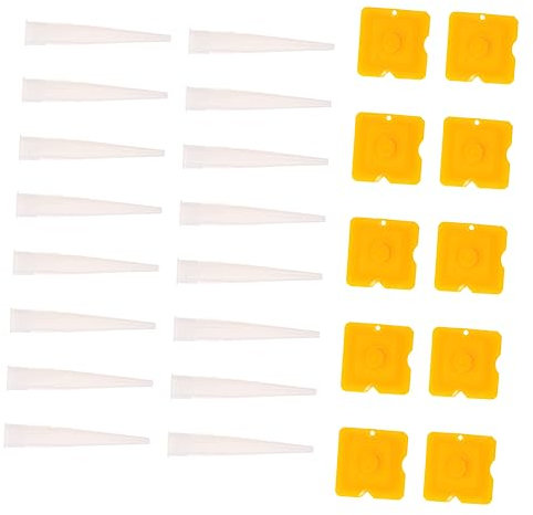 Yardenfun 36stücke Kartuschendüse Dichtungsdüse Klebstoffentferner Finishing-düse Kartuschendüse Set Für Silikon Fugenmörtel