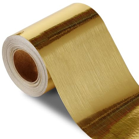 QDYMXUN Bordo per carta da parati autoadesiva in PVC, rimovibile, impermeabile, per bagno, cucina e decorazione fai da te (300 x 40 cm)