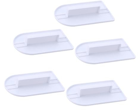 FIXOSHEE 5piezas Paleta Alisadora De Fondant Para Decoración De Pasteles Raspador De Tartas