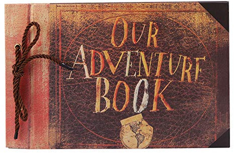 HAOHIZE Scrapbook-Album, 40 Seiten, Fotoalbum, selbstklebende Seiten, Fotoalbum, Scrapbook-Zubehör, Vintage-DIY-Album mit gebundenem Seil, einzigartige, schöne Erinnerungen, (Unser Abenteuerbuch)
